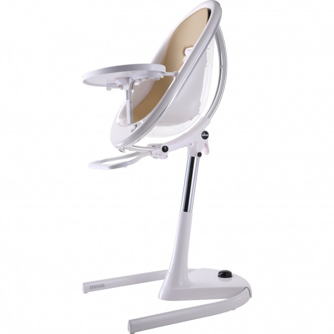 Стульчик для кормления MIMA MOON WHITE - FULL SET White / Latte H104RH-CL-LT-R